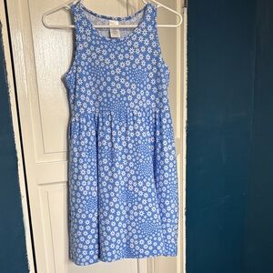 Adorable Blue Floral Kids Dress